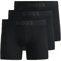 BOSS Lot de 3 boxers Homme | M | Noir