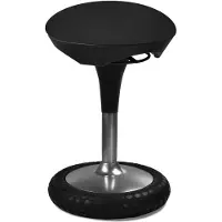 Topstar Siège wellness / Tabouret SITNESS 20, tissu noir, chromé