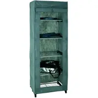 Haku Armoire en tissu | 60 x 50 x 173 | Gris