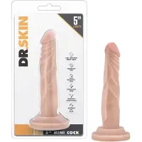 Blush Novelties Dr. Skin 5 - godemichet réaliste à ventouse (couleur chair, 14,5 cm)