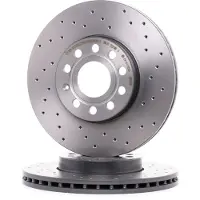 Brembo Disque de frein 0991451X avant, perforé, ventilé, perforé, 1 pièce