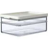 Mepal Kühlschrankdose Duo OMNIA, Boîte de conservation, Blanc