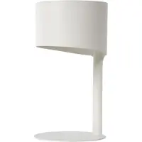 Lucide Lampe de table KNULLE blanche, 1xE14x40W, métal, dimensions : 28,5 x 15 x 15 cm, IP20,