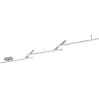 TRIO MELBY argenté intégré plafonnier LED moderne 651210507