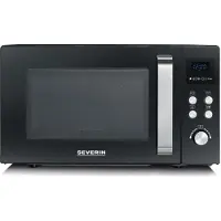 Severin MW 7752 Micro-ondes avec fonction gril et air chaud 3-en-1 noir