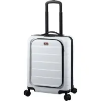 JSA valise trolley taille "S" en ABS blanc