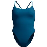 Speedo Solid Racerback Swimsuit Bleu 2XL Femme