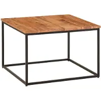 Wohnling Table basse 60x60x41 cm table basse en bois massif table basse de salon table basse |