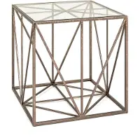 Haku Table d'appoint Vardy 50x50cm - bronze