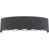 Paul Neuhaus Lampe d'extérieur/murale anthracite 10xLED-Board/0,80W/3000K IP54