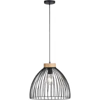 JUST LIGHT Lampe suspendue Lami noir