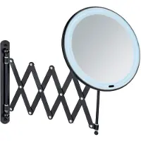 Wenko miroir mural LED télescopique Barona