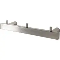 Haku Porte-serviettes Hassan - 26x6x4 cm - Acier inoxydable/argenté