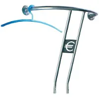 Haku Porte-manteau mural | Couleur aluminium | Euro-design | Capacité 20 kg