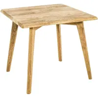 Haku Table d'appoint | 45 x 45 x 45 | Chêne massif