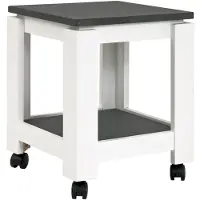 Haku Chariot d'appoint granit-optique blanc - Dimensions : 35 cm x 35 cm x 45 cm ; 42568