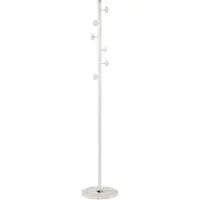 CALICOSY Porte-manteau sur pied | Ø35 x 180 cm | Blanc