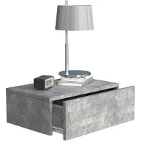 Hioshop Tiroir mural en bois Table de nuit murale Tiroir Console Table de nuit Usal M 45 cm Tiroir mural en bois Table de nuit murale Tiroir Console Table de nuit Usal M 45 cm