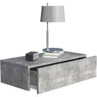 Hioshop Tiroir mural en bois Table de chevet murale Tiroir Console Table de chevet Usal M 60 cm Tiroir mural en bois Table de chevet murale Tiroir Console Table de chevet Usal M 60 cm