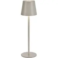 JUST LIGHT Lampe de table d'extérieur portable gris touch IP54 LED 3W Euria Leuchten Direkt