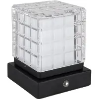 Globo Lampe de table LED v LUNKI 2,5 W 206 lm 2700-6500 K noir/verre