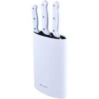 Bergner Set de couteaux NATURALLY BG Blanc 4 pièces