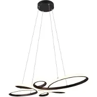 TRIO Lampe suspendue design Fly noir