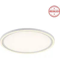 JUST LIGHT Plafonnier LED, blanc, interrupteur sériel, D 40 cm