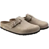 Birkenstock Boston Soft Footbed Natural Leather Oiled Clogs Marron EU 39