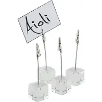 Aps Porte-cartes, lot de 4, acrylique