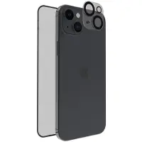 Muvit Protection d'écran en verre trempé Muvit Tiger Glass + Protection caméra pour iPhone 15 Plus
