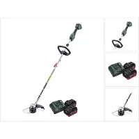 Metabo Coupe-herbe sans fil RTD 18 LTX BL 30 18 V 30 cm brushless + 2x Batteries 5,5 Ah + Chargeur