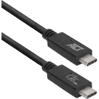 ACT Câble de connexion USB 3.2 Gen1 C mâle - C mâle 1 mètre AC7401