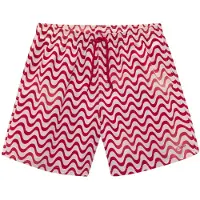 s.Oliver Shorts de bain rouge / blanc