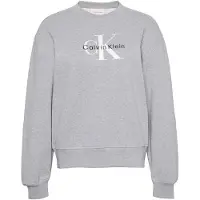 Calvin Klein Jeans Sweat-shirt gris chiné / noir / blanc