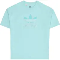 Adidas Oversize Trefoil Short Sleeve T-shirt Bleu 7-8 Years Enfants