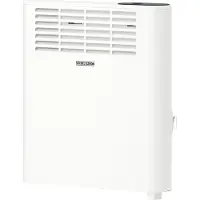 Stiebel Eltron Convecteur mural CNS 750 Plus LCD, 0,75 kW pour env. 9 m², écran LCD, minuterie hebdomadaire, chauffage électrique à économie d'énergie,Blanc, 205854