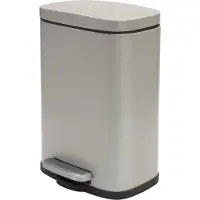 Spirella Récipient cosmétique , 5 litres, en acier inoxydable, modèle "Akira", pour salle de bain