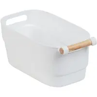 Wenko Organiseur avec poignée en bois (18 cm)