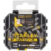 Stanley Jeu de 20 embouts pour visseuse à chocs T20 / 25 mm / par type