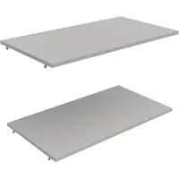 Praxis Jeu de 2 étagères Spectre 72cm - blanc