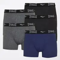 Everlast Homme lot de 5 caleçons Noir/Gris/Bleu