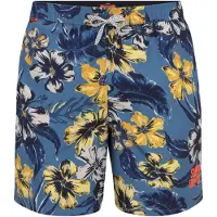 Superdry pour homme. M3010242A Maillot de bain Hawaï bleu (XXL), Beachwear, Polister recyclé, Durable
