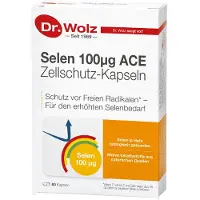 Dr. Wolz Sélénium ACE 100 mcg 60 jours - Boîte pour 2 mois, 60 gélules