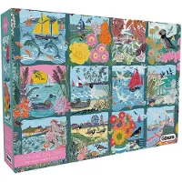 Gibsons Puzzle Coastal Calling - 1000 pièces - Jouets éducatifs