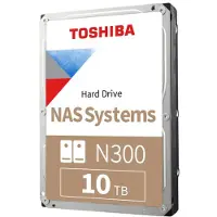 Toshiba N300 NAS Hard Drive 10TB 512MB - Festplatte - Serial ATA (HDWG71AEZSTA)