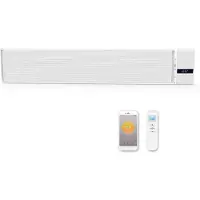 Quality Heating Chauffe-eau infrarouge - blanc - 1800 - 2400Watt, télécommande, IP44