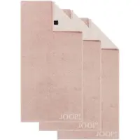 JOOP! Serviette 'Doubleface' rose