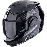 Scorpion Exo-Tech Evo Travelle Casque Modulable Noir/Blanc XS unisex