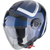 Scorpion EXO-City II Riva, casque ouvert ,Bleu/Noir/Blanc ,L